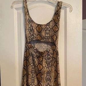 Snake Skin body-con dress